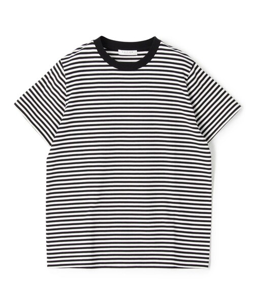 MACPHEE（マカフィー）の「ソフトコットン Tシャツ（Tシャツ/カットソー・レディース・ホワイト/ラベンダー/ブラック系その他/ライトベージュ/ネイビー/ブルー・S/M）」の3枚目の写真