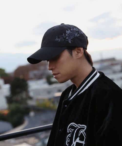 LEGENDA(レジェンダ)の「レジェンダ モノクロームローズ ウォーターレペレント キャップ / LEGENDA Monochrome Rose Water Repellent Cap(キャップ・メンズ・ブラック・FREE)」の6枚目の写真