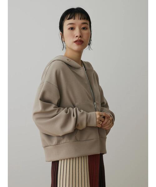 CRAFT STANDARD BOUTIQUE（クラフトスタンダードブティック）の「ダンボールZIPパーカー（パーカー・レディース・アイボリー/ブラック/グレイッシュベージュ・M/L）」の14枚目の写真