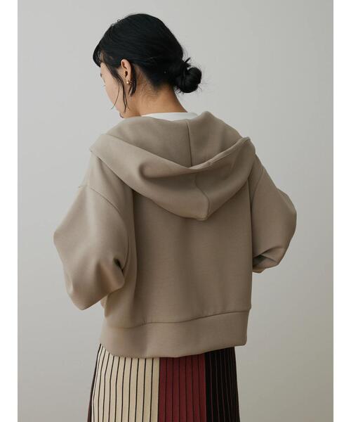 CRAFT STANDARD BOUTIQUE（クラフトスタンダードブティック）の「ダンボールZIPパーカー（パーカー・レディース・アイボリー/ブラック/グレイッシュベージュ・M/L）」の16枚目の写真