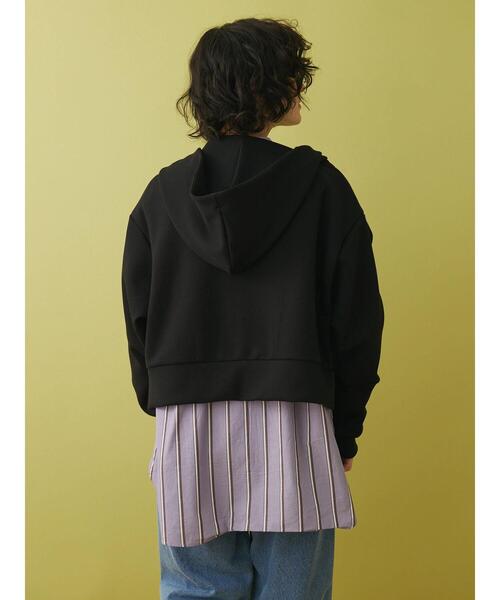 CRAFT STANDARD BOUTIQUE（クラフトスタンダードブティック）の「ダンボールZIPパーカー（パーカー・レディース・アイボリー/ブラック/グレイッシュベージュ・M/L）」の21枚目の写真