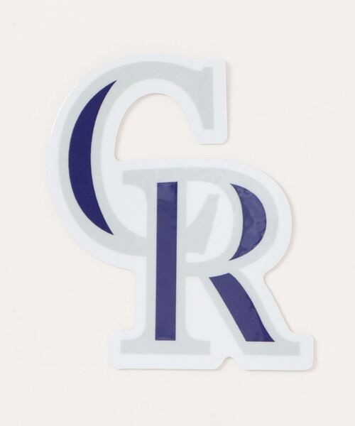 MLB（メジャーリーグベースボール）の「MLB ロゴステッカー（ステッカー/テープ・レディース・ブルー/ブラウン/ネイビー/ダークグリーン/レッド/ネイビー系/レッド系/レッド系1/レッド系2/オレンジ/グレー系その他・FREE）」の2枚目の写真