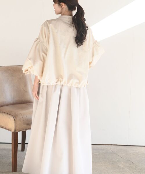 rps（アールピーエス）の「ボリューム袖ＭＡ－１（MA-1・レディース・ライトカーキ/ベージュ系その他/アイボリー・フリー）」の6枚目の写真