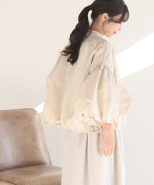 rps（アールピーエス）の「ボリューム袖ＭＡ－１（MA-1・レディース・ライトカーキ/ベージュ系その他/アイボリー・フリー）」の7枚目の写真