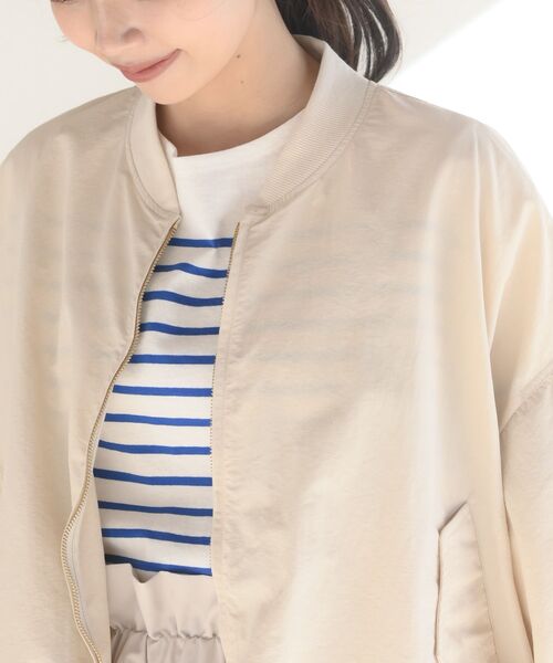 rps（アールピーエス）の「ボリューム袖ＭＡ－１（MA-1・レディース・ライトカーキ/ベージュ系その他/アイボリー・フリー）」の8枚目の写真