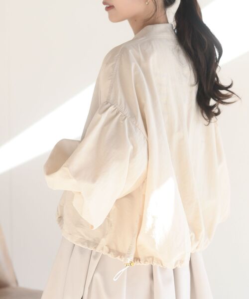 rps（アールピーエス）の「ボリューム袖ＭＡ－１（MA-1・レディース・ライトカーキ/ベージュ系その他/アイボリー・フリー）」の9枚目の写真