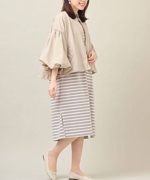 rps（アールピーエス）の「ボリューム袖ＭＡ－１（MA-1・レディース・ライトカーキ/ベージュ系その他/アイボリー・フリー）」の12枚目の写真