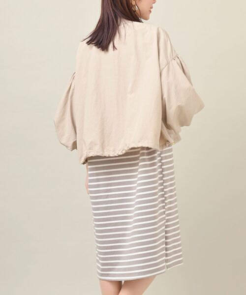 rps（アールピーエス）の「ボリューム袖ＭＡ－１（MA-1・レディース・ライトカーキ/ベージュ系その他/アイボリー・フリー）」の14枚目の写真