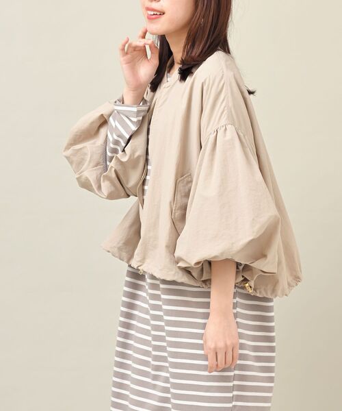 rps（アールピーエス）の「ボリューム袖ＭＡ－１（MA-1・レディース・ライトカーキ/ベージュ系その他/アイボリー・フリー）」の16枚目の写真