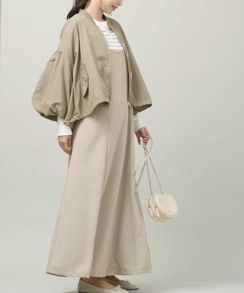 rps（アールピーエス）の「ボリューム袖ＭＡ－１（MA-1・レディース・ライトカーキ/ベージュ系その他/アイボリー・フリー）」の19枚目の写真