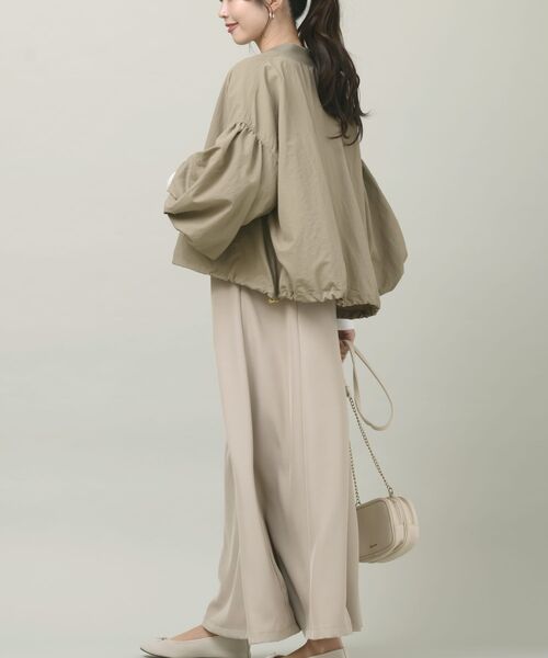 rps（アールピーエス）の「ボリューム袖ＭＡ－１（MA-1・レディース・ライトカーキ/ベージュ系その他/アイボリー・フリー）」の21枚目の写真