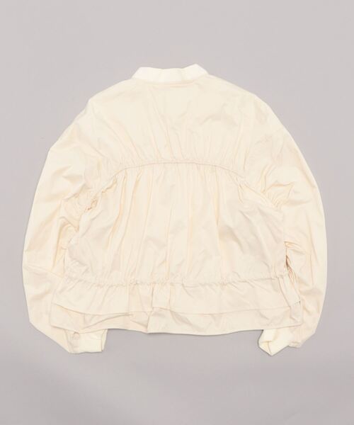 Q（キュー）の「ミリタリーギャザーブルゾン（ブルゾン・レディース・ベージュ/カーキ・MEDIUM）」の17枚目の写真