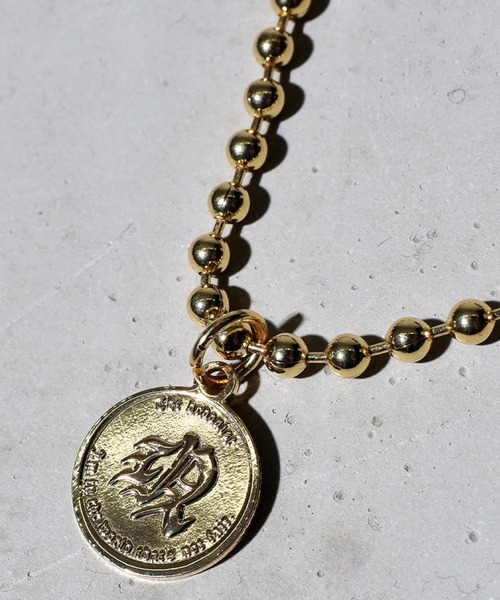 A‘gem 9（エージェムナイン）の「『A'GEM/9 / エージェムナイン』メダルネックレス（ネックレス・メンズ・シルバー/ゴールド・FREE）」の3枚目の写真