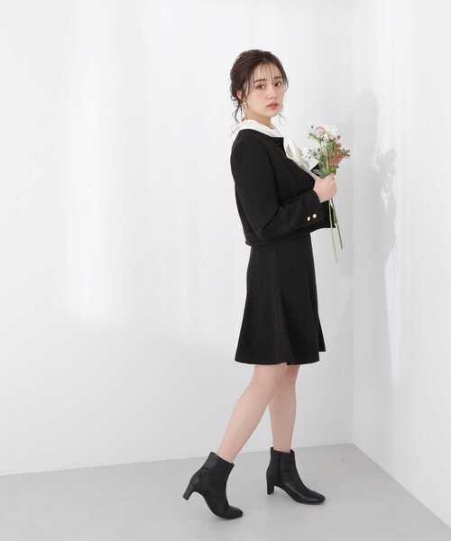 PROPORTION BODY DRESSING(プロポーションボディドレッシング)の「ツイードジャケット / 1213150213(テーラードジャケット・レディース・ブラック/ホワイト系その他・SMALL/MEDIUM)」の4枚目の写真