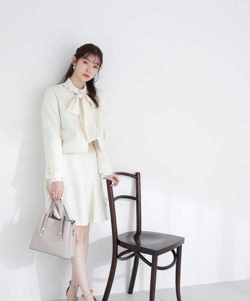 PROPORTION BODY DRESSING(プロポーションボディドレッシング)の「ツイードジャケット / 1213150213(テーラードジャケット・レディース・ブラック/ホワイト系その他・SMALL/MEDIUM)」の14枚目の写真