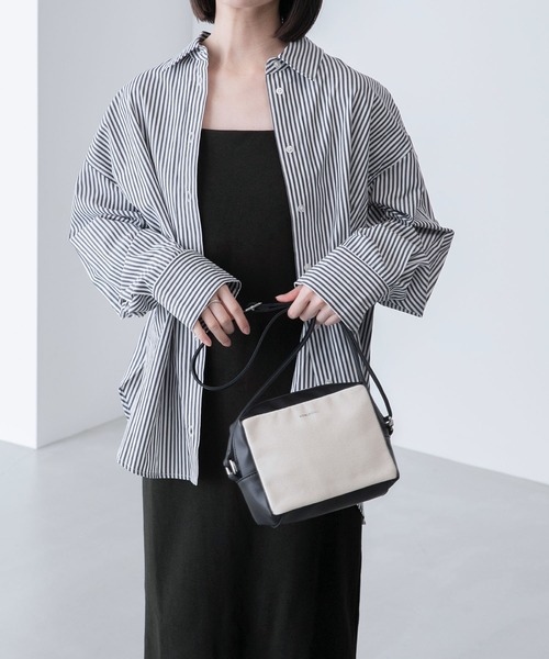 BONLECILL（ボンルシール）の「カップ付き ダブルストラップ キャミワンピース（ワンピース・レディース・ブラック/ブルー/ライトグレー/ブラウン/グリーン/オレンジ/ブルーグレー/チャコールグレー/オートミール・FREE）」の15枚目の写真