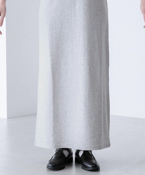 BONLECILL（ボンルシール）の「カップ付き ダブルストラップ キャミワンピース（ワンピース・レディース・ブラック/ブルー/ライトグレー/ブラウン/グリーン/オレンジ/ブルーグレー/チャコールグレー/オートミール・FREE）」の22枚目の写真