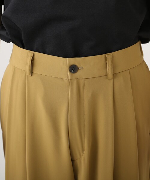 tk.TAKEO KIKUCHI（ティーケータケオキクチ）の「◆なめらかワイドストレートパンツ（その他パンツ・メンズ・ブルー/グリーン/マスタード/ブラック/ベージュ・01/02/03）」の10枚目の写真