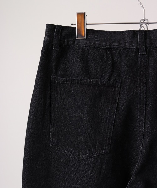 FUNALIVE(ファンアライブ)の「12oz デニムピンタックフレアパンツ(デニムパンツ・メンズ・ブラック系その他/ブラック/インディゴブルー/ケミカルウォッシュ/サックスブルー・L/XL/M)」の9枚目の写真