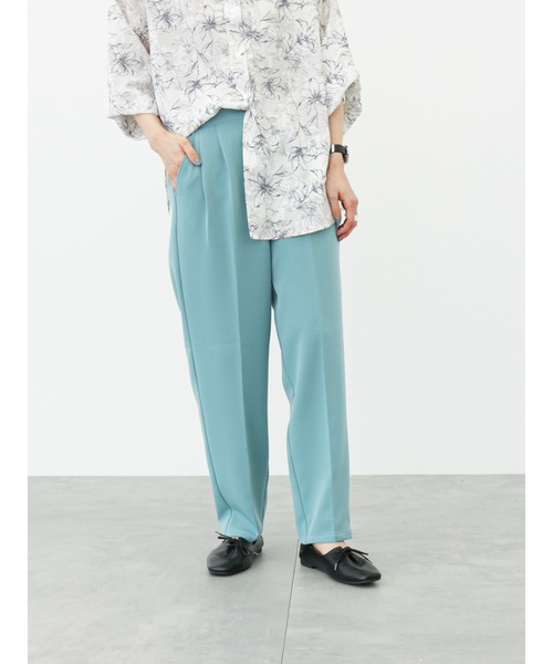 Samansa Mos2 blue（サマンサモスモスブルー）の「マルチスタイルテーパードパンツ（その他パンツ・レディース・ターコイズブルー/ブラック/ピンク/イエロー/オレンジ/キナリ/ネイビー・SMALL/MEDIUM/LARGE）」の5枚目の写真