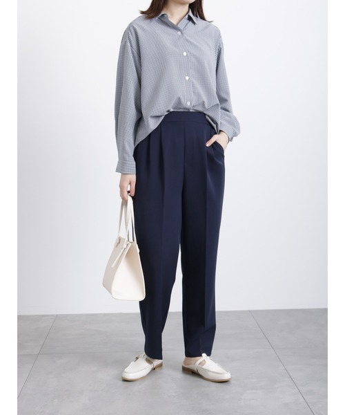 Samansa Mos2 blue（サマンサモスモスブルー）の「マルチスタイルテーパードパンツ（その他パンツ・レディース・ターコイズブルー/ブラック/ピンク/イエロー/オレンジ/キナリ/ネイビー・SMALL/MEDIUM/LARGE）」の17枚目の写真