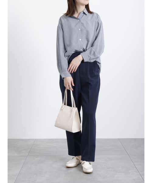 Samansa Mos2 blue（サマンサモスモスブルー）の「マルチスタイルテーパードパンツ（その他パンツ・レディース・ターコイズブルー/ブラック/ピンク/イエロー/オレンジ/キナリ/ネイビー・SMALL/MEDIUM/LARGE）」の19枚目の写真