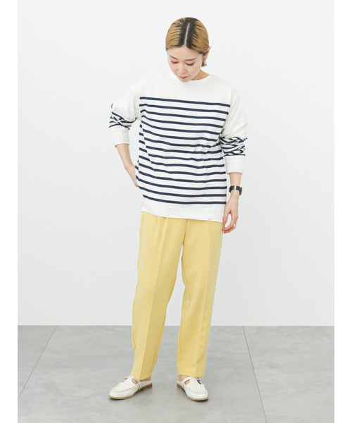 Samansa Mos2 blue（サマンサモスモスブルー）の「マルチスタイルテーパードパンツ（その他パンツ・レディース・ターコイズブルー/ブラック/ピンク/イエロー/オレンジ/キナリ/ネイビー・SMALL/MEDIUM/LARGE）」の8枚目の写真