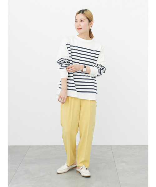 Samansa Mos2 blue（サマンサモスモスブルー）の「マルチスタイルテーパードパンツ（その他パンツ・レディース・ターコイズブルー/ブラック/ピンク/イエロー/オレンジ/キナリ/ネイビー・SMALL/MEDIUM/LARGE）」の10枚目の写真