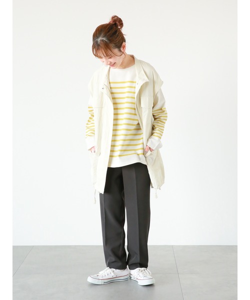 Samansa Mos2 blue（サマンサモスモスブルー）の「マルチスタイルテーパードパンツ（その他パンツ・レディース・ターコイズブルー/ブラック/ピンク/イエロー/オレンジ/キナリ/ネイビー・SMALL/MEDIUM/LARGE）」の13枚目の写真