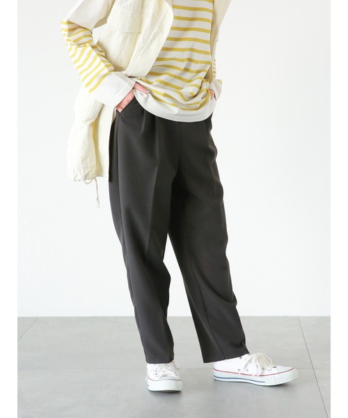 Samansa Mos2 blue（サマンサモスモスブルー）の「マルチスタイルテーパードパンツ（その他パンツ・レディース・ターコイズブルー/ブラック/ピンク/イエロー/オレンジ/キナリ/ネイビー・SMALL/MEDIUM/LARGE）」の15枚目の写真