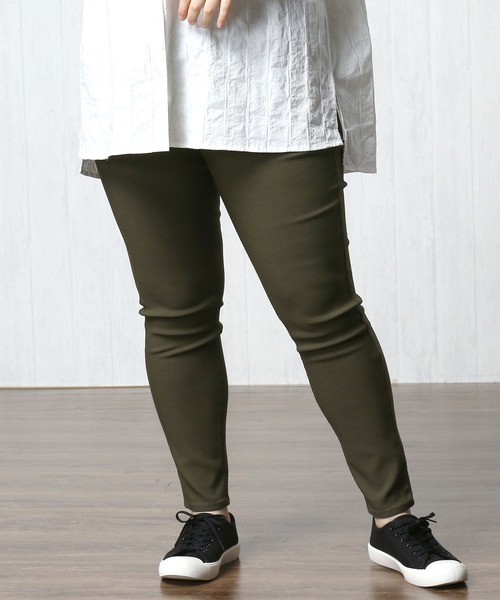 AnNet(アネット)の「【ウエストゴム仕様】#me pants ストレッチ スキニー レギンスパンツ(その他パンツ・レディース・ネイビー/ブラック/カーキ・5L/6L/3L/4L)」の14枚目の写真