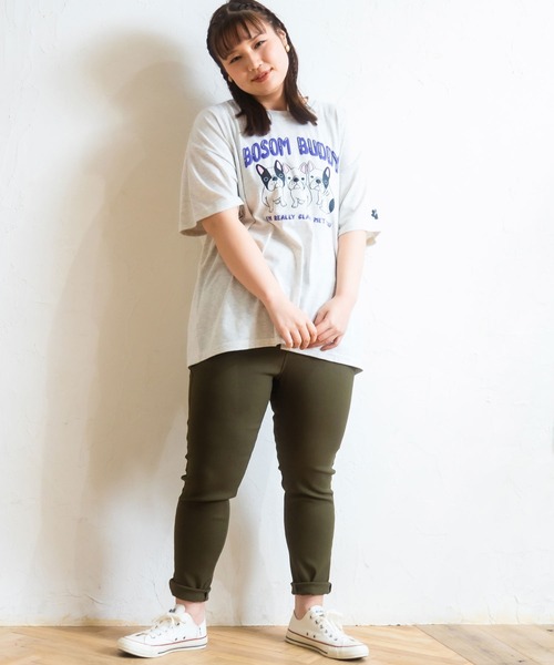 AnNet(アネット)の「【ウエストゴム仕様】#me pants ストレッチ スキニー レギンスパンツ(その他パンツ・レディース・ネイビー/ブラック/カーキ・5L/6L/3L/4L)」の12枚目の写真