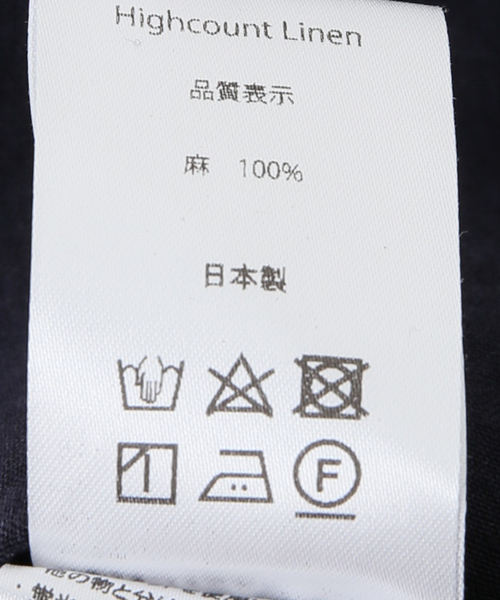 セール】【:colon / コロン】ヘンリーネックシャツLinen（シャツ