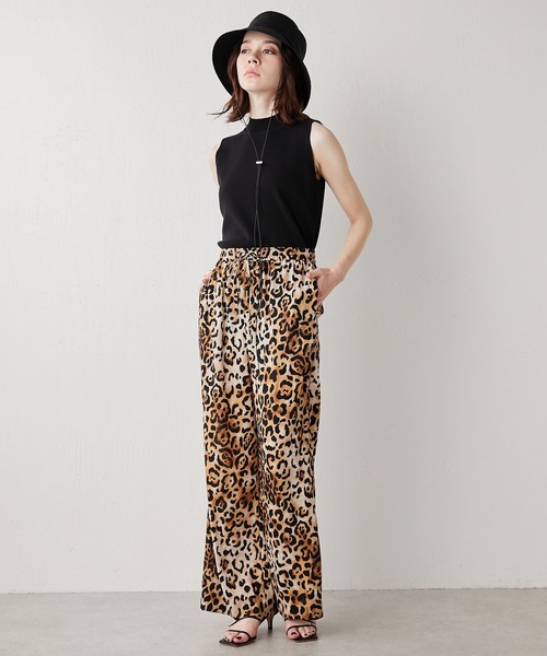 Whim Gazette（ウィムガゼット）の「レオパードプリントパンツ（その他パンツ・レディース・ブラウン・FREE）」の13枚目の写真