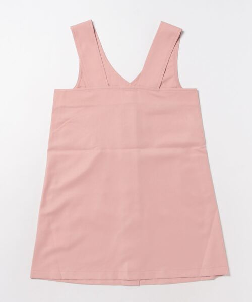Lycee mine（リセマイン）の「3wayジレワンピース（ジャンパースカート・キッズ・ピンク/アイボリー・M(110-120)/L(130-140)）」の10枚目の写真