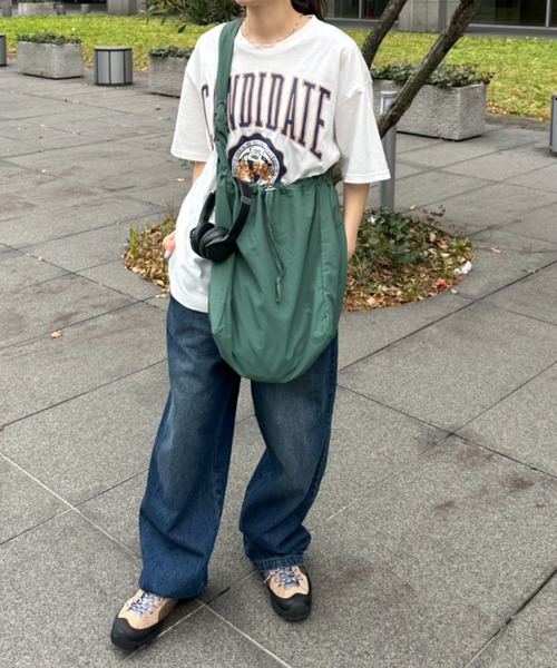 kutir（クティール）の「ナイロンショルダーバッグ（ショルダーバッグ・レディース・アイボリー/ブラック/グリーン・FREE）」の12枚目の写真