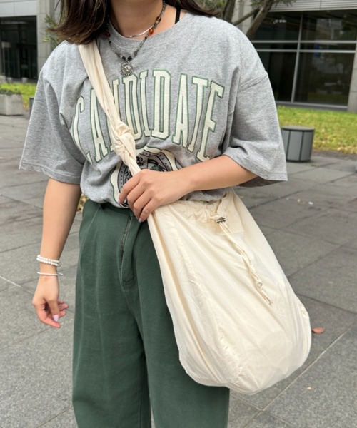 kutir（クティール）の「ナイロンショルダーバッグ（ショルダーバッグ・レディース・アイボリー/ブラック/グリーン・FREE）」の15枚目の写真