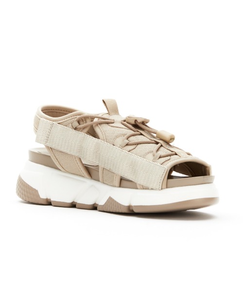 MAISON MAVERICK PRESENTS（メゾンマベリックプレゼンツ）の「MAISON MAVERICK PRESENTS（メゾン・マベリック・プレゼンツ）ロゴダッドサンダルスニーカー/MS2326（サンダル・レディース・ブラック/ホワイト/ベージュ・S/M/L）」の10枚目の写真