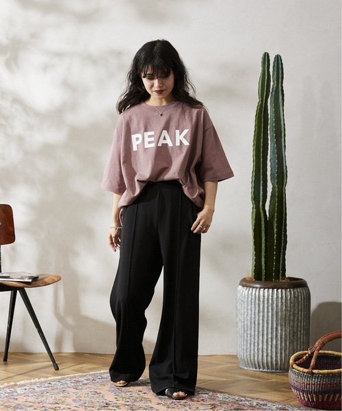 Snow Peak（スノーピーク）の「《追加》【SNOW PEAK / スノーピーク】別注 SP Logo Tシャツ（Tシャツ/カットソー・メンズ・ブルー/ブラック/ホワイト/ピンク/イエロー・SMALL/MEDIUM/LARGE）」の8枚目の写真