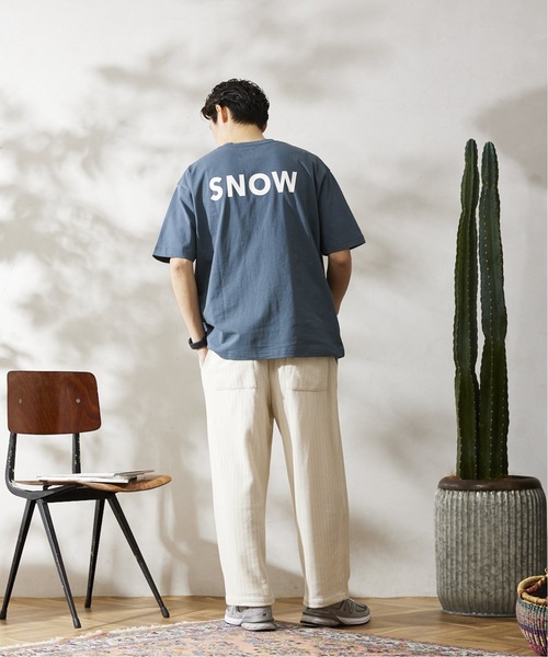 Snow Peak（スノーピーク）の「《追加》【SNOW PEAK / スノーピーク】別注 SP Logo Tシャツ（Tシャツ/カットソー・メンズ・ブルー/ブラック/ホワイト/ピンク/イエロー・SMALL/MEDIUM/LARGE）」の21枚目の写真