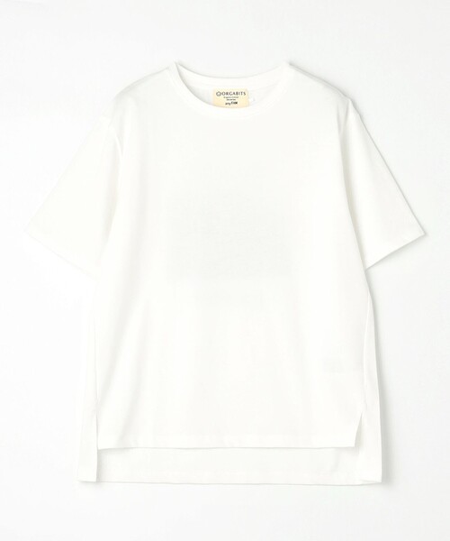 ANY(エニィ)の「【接触冷感/UVケア】アソートロゴ半袖Tシャツ(Tシャツ/カットソー・レディース・アイボリー系3/アイボリー系/ダークブラウン系・3/2)」の12枚目の写真