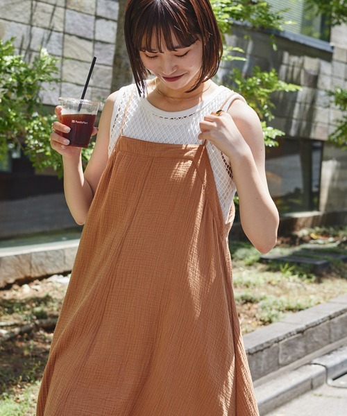 新品未使用品 CARAMEL 6Y ワンピ CARAMEL キッズワンピース / Aspen Dress chocolate