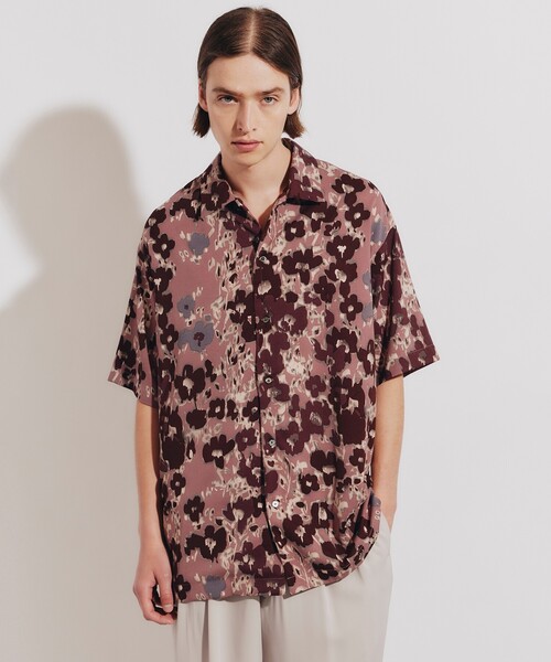 tk.TAKEO KIKUCHI（ティーケータケオキクチ）の「◆アソート柄2WAY半袖シャツ（シャツ/ブラウス・メンズ・ブラック系3/ダークブラウン系3/ベージュ系4/ピンク系9・03/02/01）」の4枚目の写真