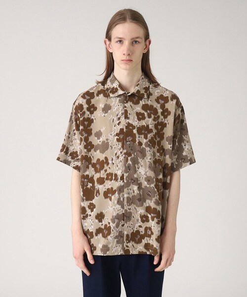 tk.TAKEO KIKUCHI（ティーケータケオキクチ）の「◆アソート柄2WAY半袖シャツ（シャツ/ブラウス・メンズ・ブラック系3/ダークブラウン系3/ベージュ系4/ピンク系9・03/02/01）」の17枚目の写真