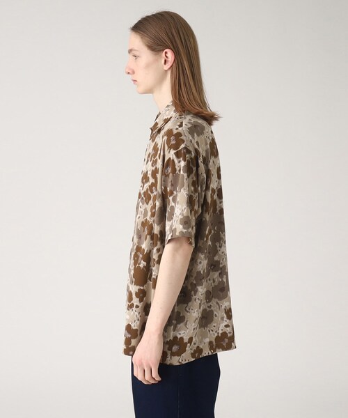 tk.TAKEO KIKUCHI（ティーケータケオキクチ）の「◆アソート柄2WAY半袖シャツ（シャツ/ブラウス・メンズ・ブラック系3/ダークブラウン系3/ベージュ系4/ピンク系9・03/02/01）」の9枚目の写真