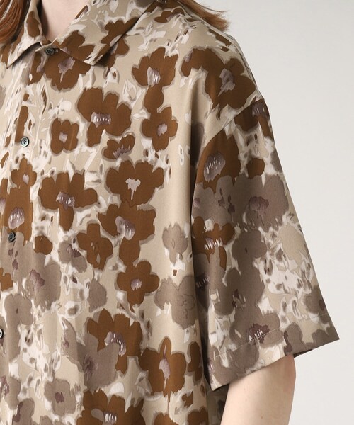 tk.TAKEO KIKUCHI（ティーケータケオキクチ）の「◆アソート柄2WAY半袖シャツ（シャツ/ブラウス・メンズ・ブラック系3/ダークブラウン系3/ベージュ系4/ピンク系9・03/02/01）」の15枚目の写真