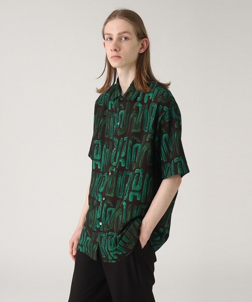 tk.TAKEO KIKUCHI（ティーケータケオキクチ）の「◆アソート柄2WAY半袖シャツ（シャツ/ブラウス・メンズ・ブラック系3/ダークブラウン系3/ベージュ系4/ピンク系9・03/02/01）」の20枚目の写真