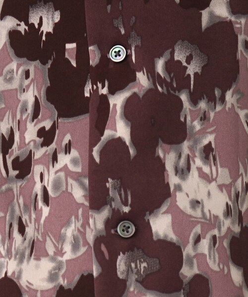 tk.TAKEO KIKUCHI（ティーケータケオキクチ）の「◆アソート柄2WAY半袖シャツ（シャツ/ブラウス・メンズ・ブラック系3/ダークブラウン系3/ベージュ系4/ピンク系9・03/02/01）」の6枚目の写真