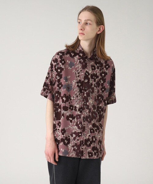 tk.TAKEO KIKUCHI（ティーケータケオキクチ）の「◆アソート柄2WAY半袖シャツ（シャツ/ブラウス・メンズ・ブラック系3/ダークブラウン系3/ベージュ系4/ピンク系9・03/02/01）」の14枚目の写真
