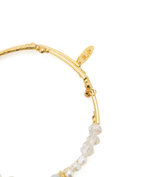 ROPE' PICNIC（ロペピクニック）の「マルチボリュームパーツ２連ブレスレット（ブレスレット・レディース・ホワイト/オレンジ系その他・FREE）」の8枚目の写真